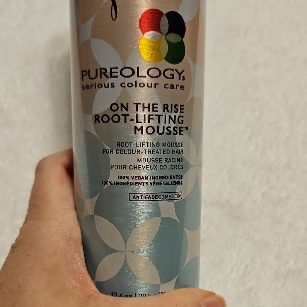 Pureology On the Rise Root-Lifting Mousse - Silver and White - Picture 3 of 9